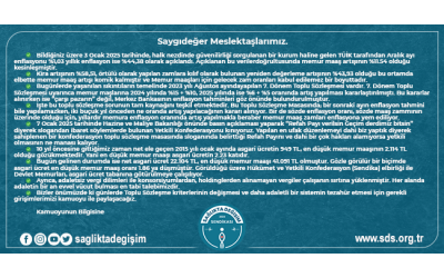 2025 MAAŞ ZAMMIYLA İLGİLİ BASIN AÇIKLAMASI
